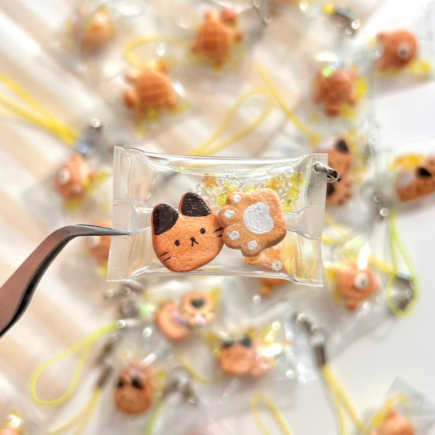 Animal Bakery | Handmade Bread Shaker Phone Charm Keychain