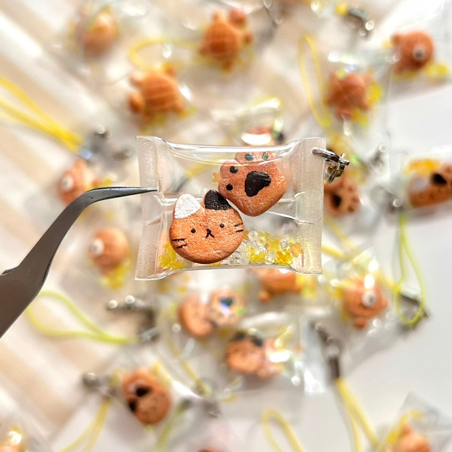 Animal Bakery | Handmade Bread Shaker Phone Charm Keychain