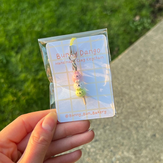 Bunny Dango | Handmade Clay Phone Charm