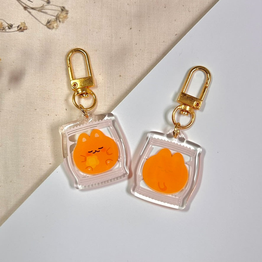Crumbs & Maple Bread Bag | Acrylic Keychain