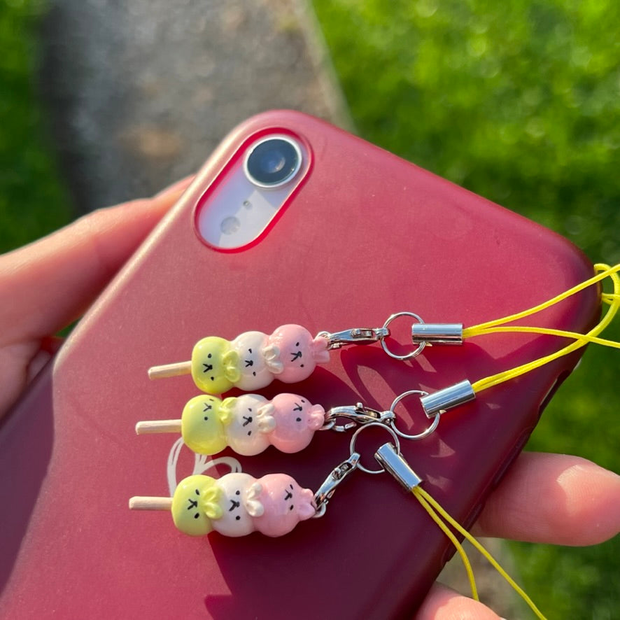 Bunny Dango | Handmade Clay Phone Charm
