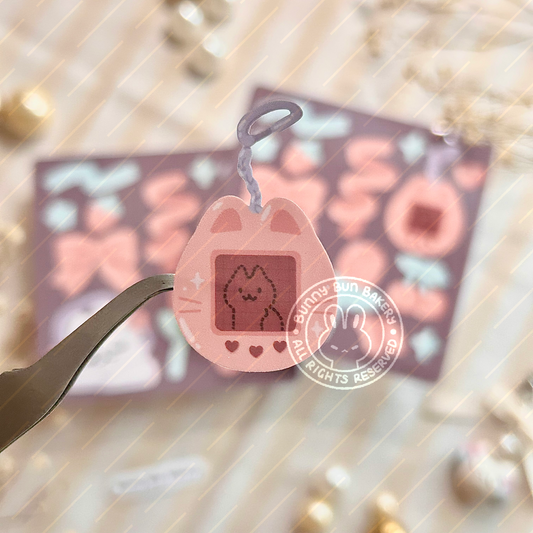 Coquette Cat | Glossy Vinyl Sticker Sheet