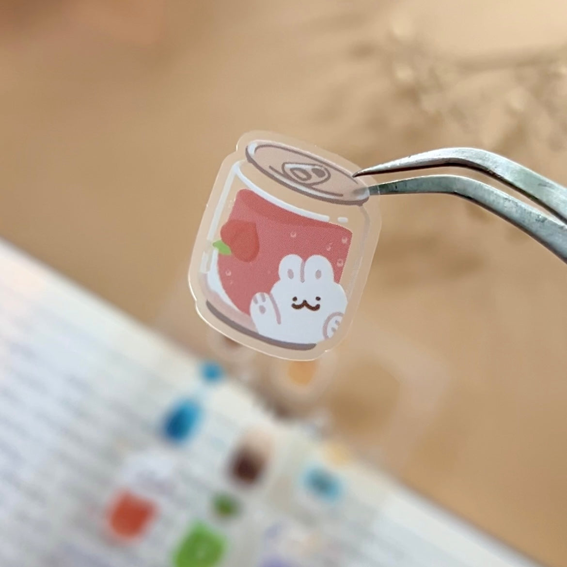 Aesthetic Drinks | Matte Semi-Transparent Sticker Sheet