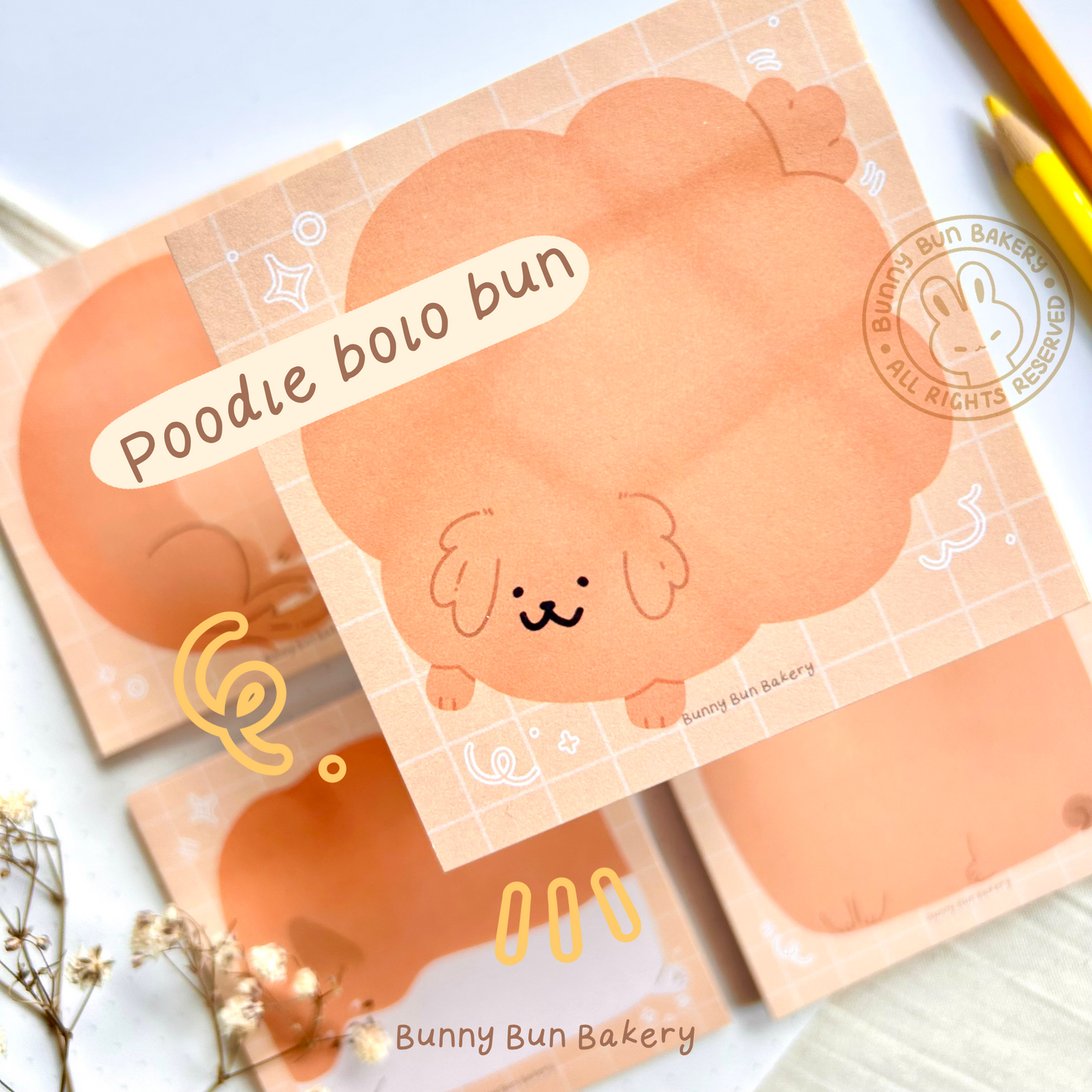 Bakery Pups Sticky Notes