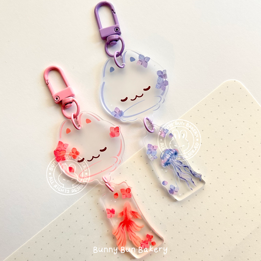 Wind Chime Furin | Matte Acrylic Keychain