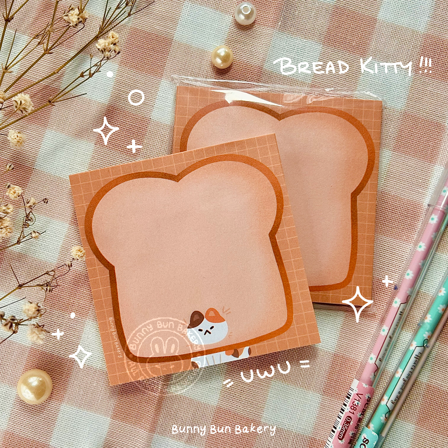 Silly Kitty Cats Sticky Notes