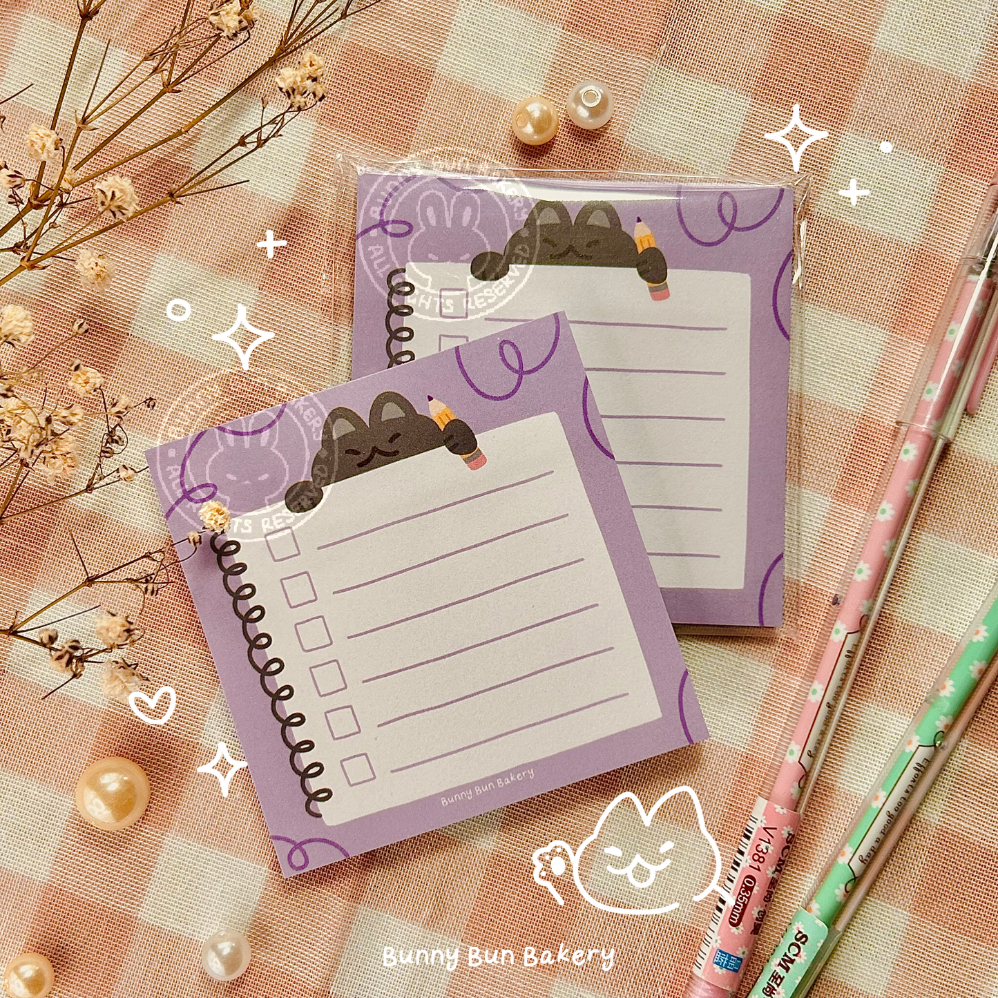 Silly Kitty Cats Sticky Notes
