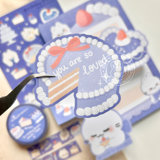 Birthday Blues | Stationery Set