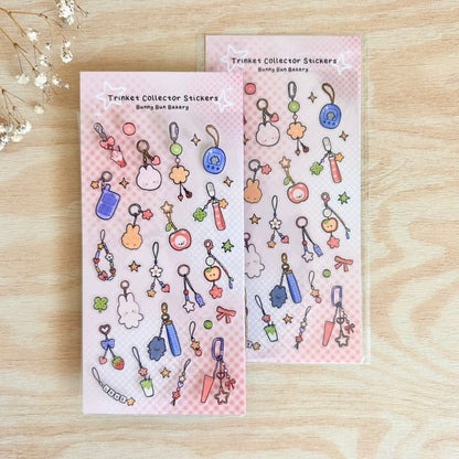 Trinket Collector | clear glossy sticker sheet