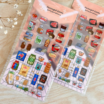 Packaged Goods| clear glossy sticker sheet