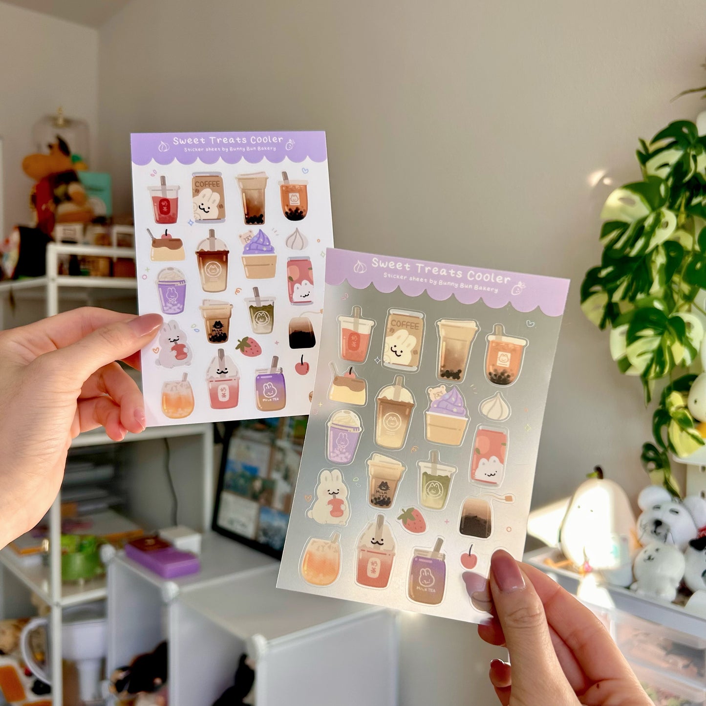 Sweet Treats Cooler | matte vinyl & clear glossy