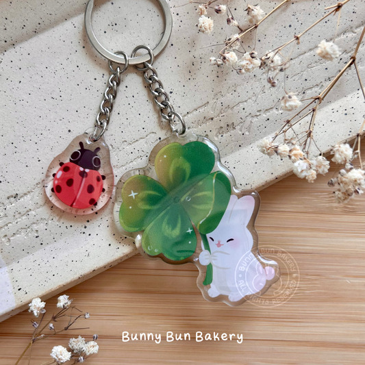 My Lucky Bug Keychain Wrist Lanyard