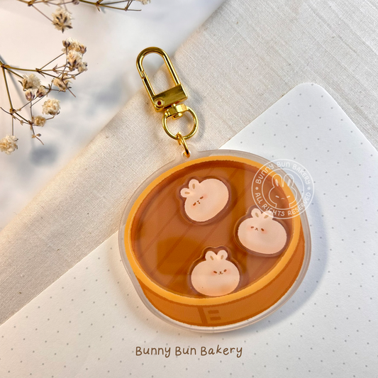 Bunny Bao Bao Shaker Keychain