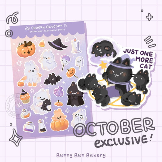 Spooky October | october halloween exclusive stickers