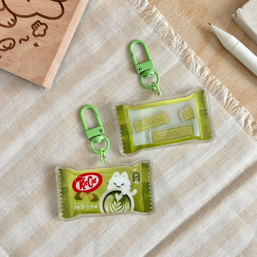 KitCat | acrylic shaker keychain