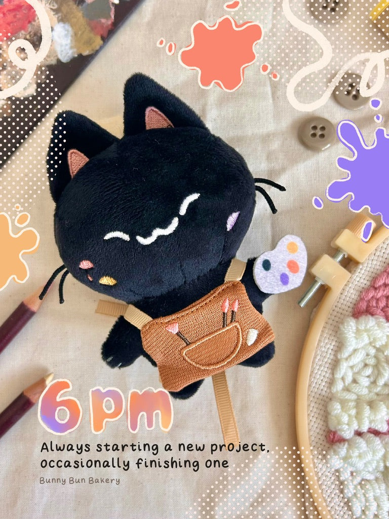 Coal the Rizz Cat | Slice of Life Plush Blind Box – Bunny Bun Bakery