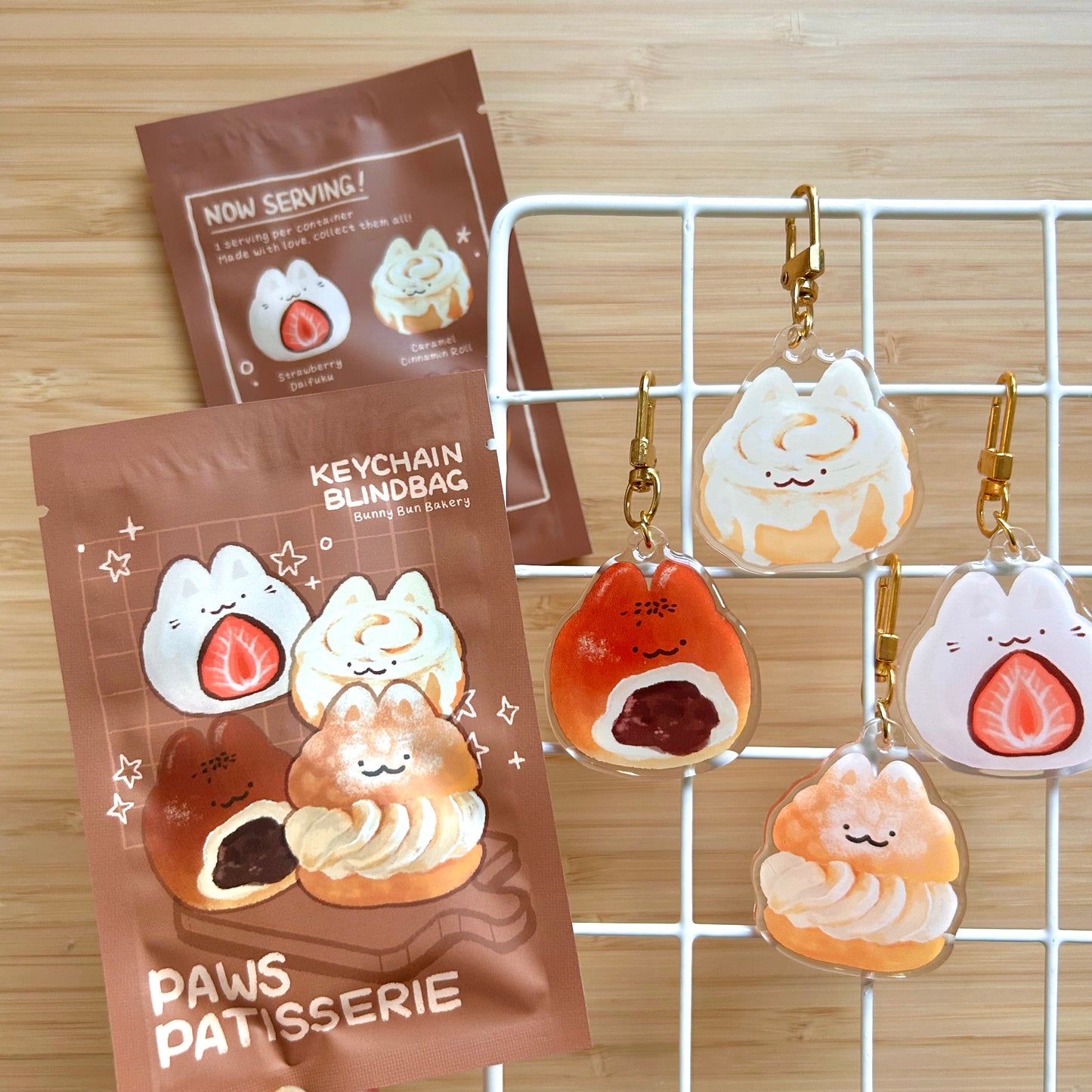 Paws Patisserie | acrylic keychain blind bag