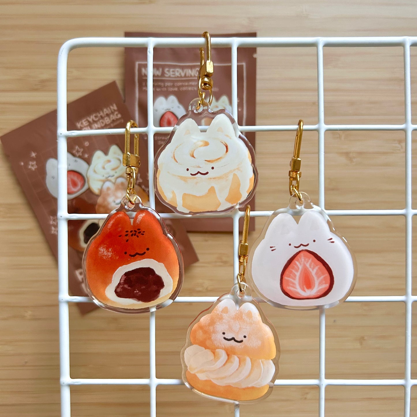 Paws Patisserie | acrylic keychain blind bag