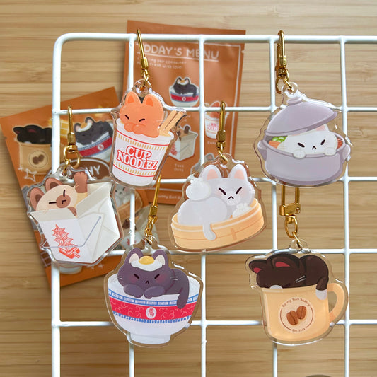 Munchy Meows | acrylic keychain blind bag