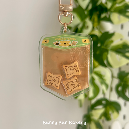 Koala's Munch | acrylic shaker keychain