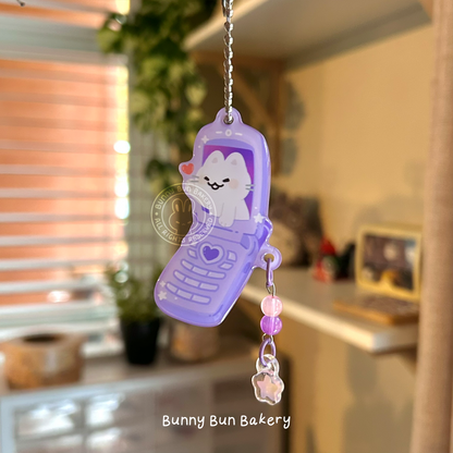 Love on the Line | Matching Acrylic Dangle Keychains