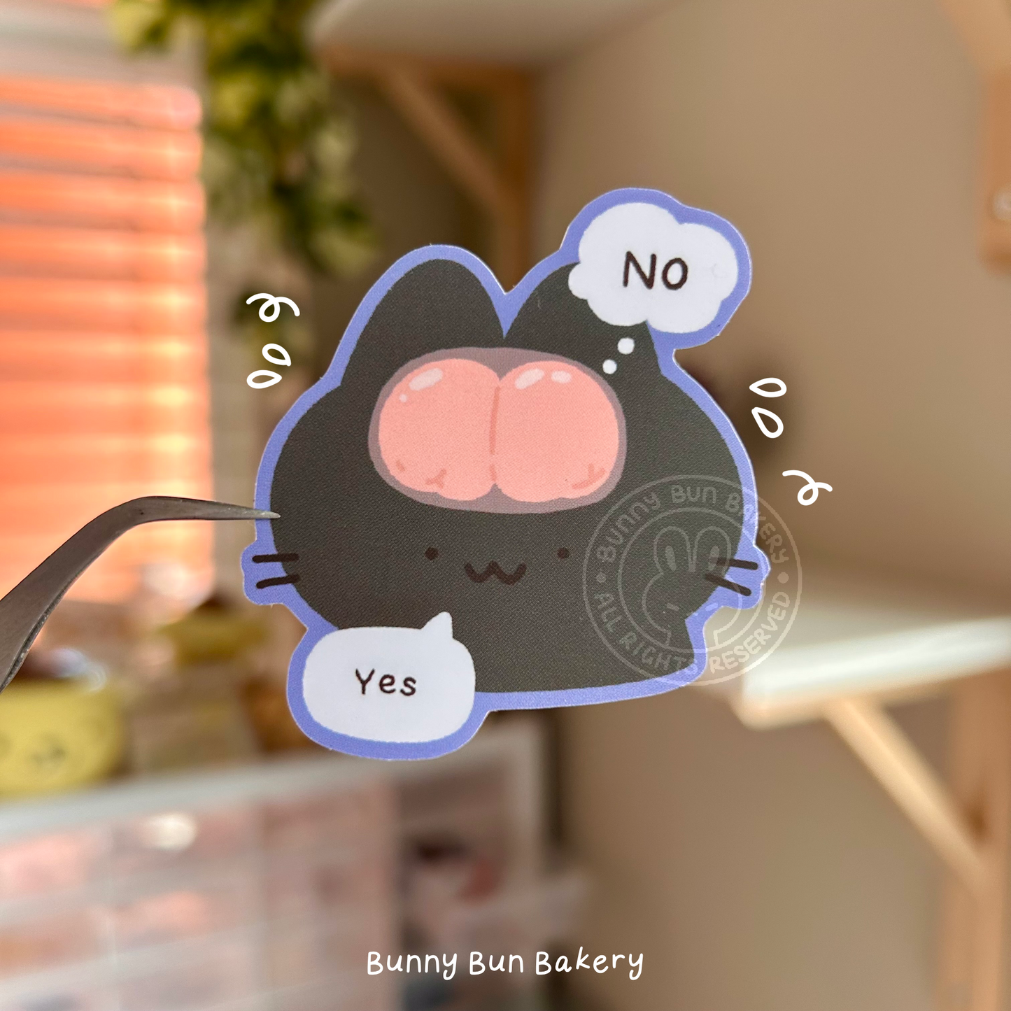 Chaotic Kitties Matte Vinyl Stickers