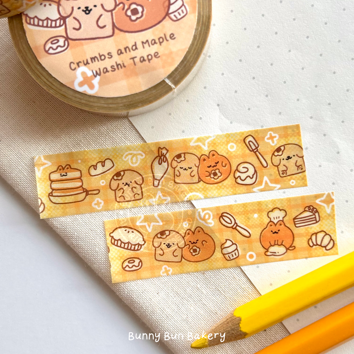 Crumbs and Maple Washi Tape