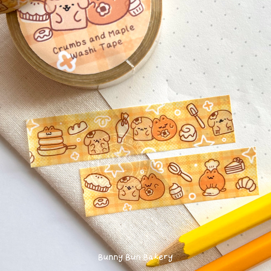 Crumbs and Maple Washi Tape