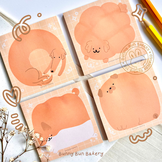 Bakery Pups Sticky Notes