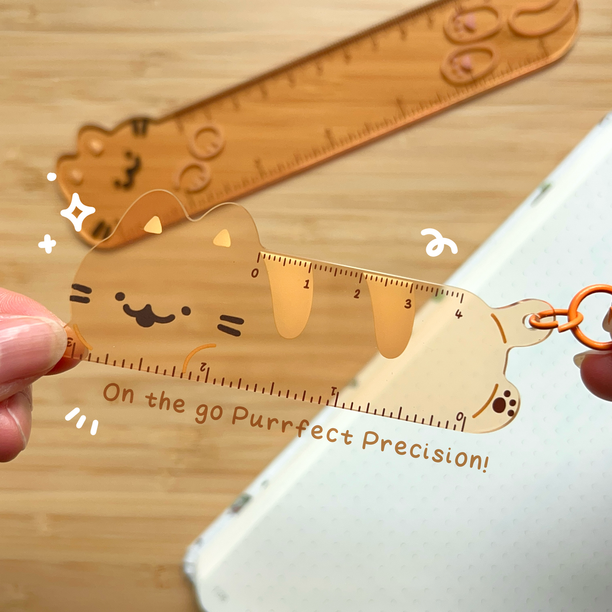 Bakery Ruler Pawfect Precision Mini Acrylic Ruler – Bunny Bun Bakery