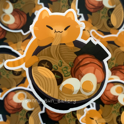 Foodie Kitties | Glossy Vinyl Stickers