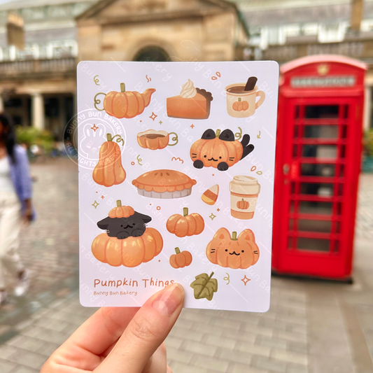 Pumpkin Things | Matte Vinyl Sticker Sheet