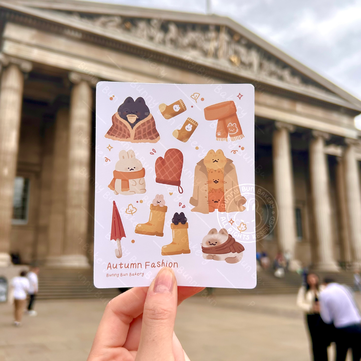 Autumn Fashion | Matte Vinyl Sticker Sheet