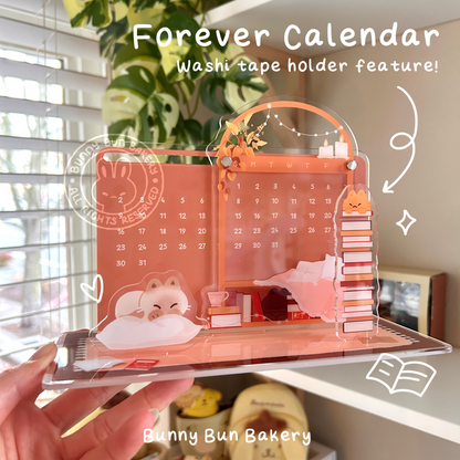 Cozy Book Nook | Never Expiring Calendar Standee