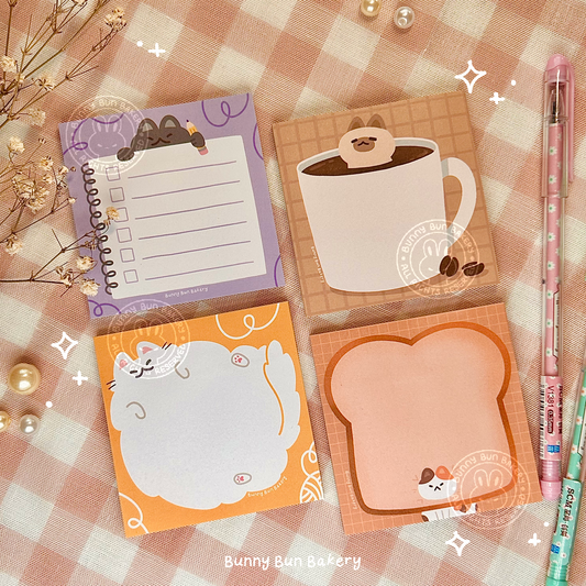Silly Kitty Cats Sticky Notes