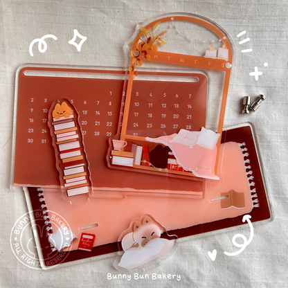 Cozy Book Nook | Never Expiring Calendar Standee